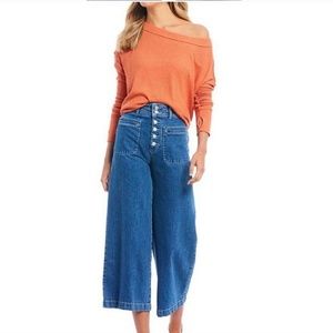 Free People Orange Tunic Tops Size: XS